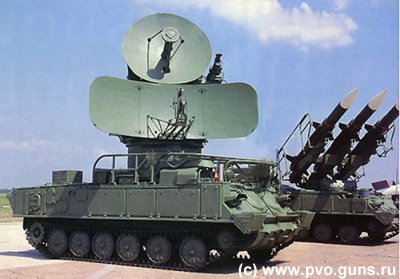 SA-6 STRAIGHT FLUSH Radar und Launcher mit drei FK GAINFUL